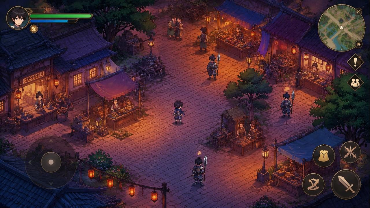 交易街的屑卫兵 道具收集 实机截图